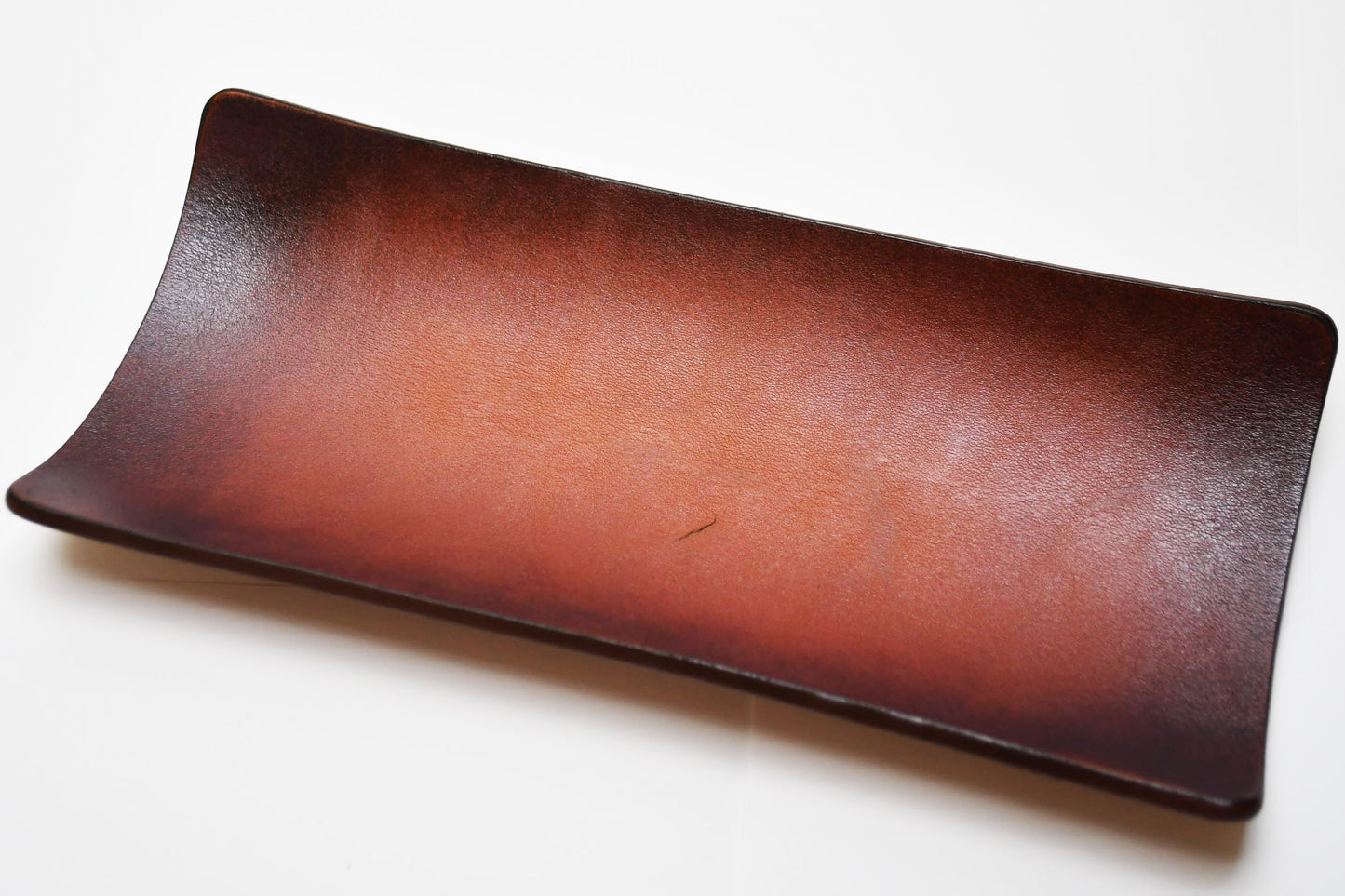 レザートレイ(手染めブラウン)