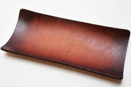 レザートレイ(手染めブラウン)