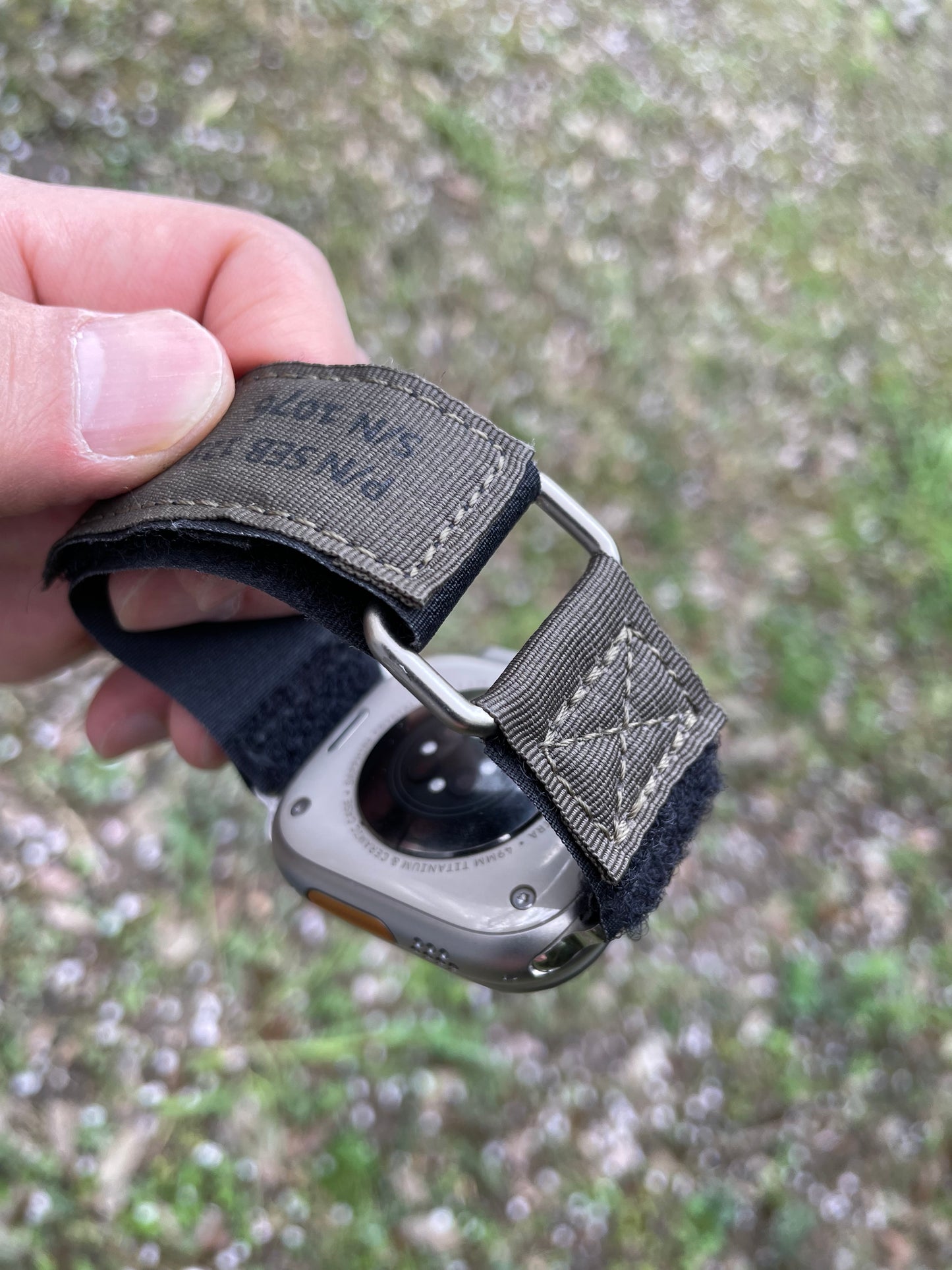 アップルウォッチ用 ナイロン ファスナー バンド