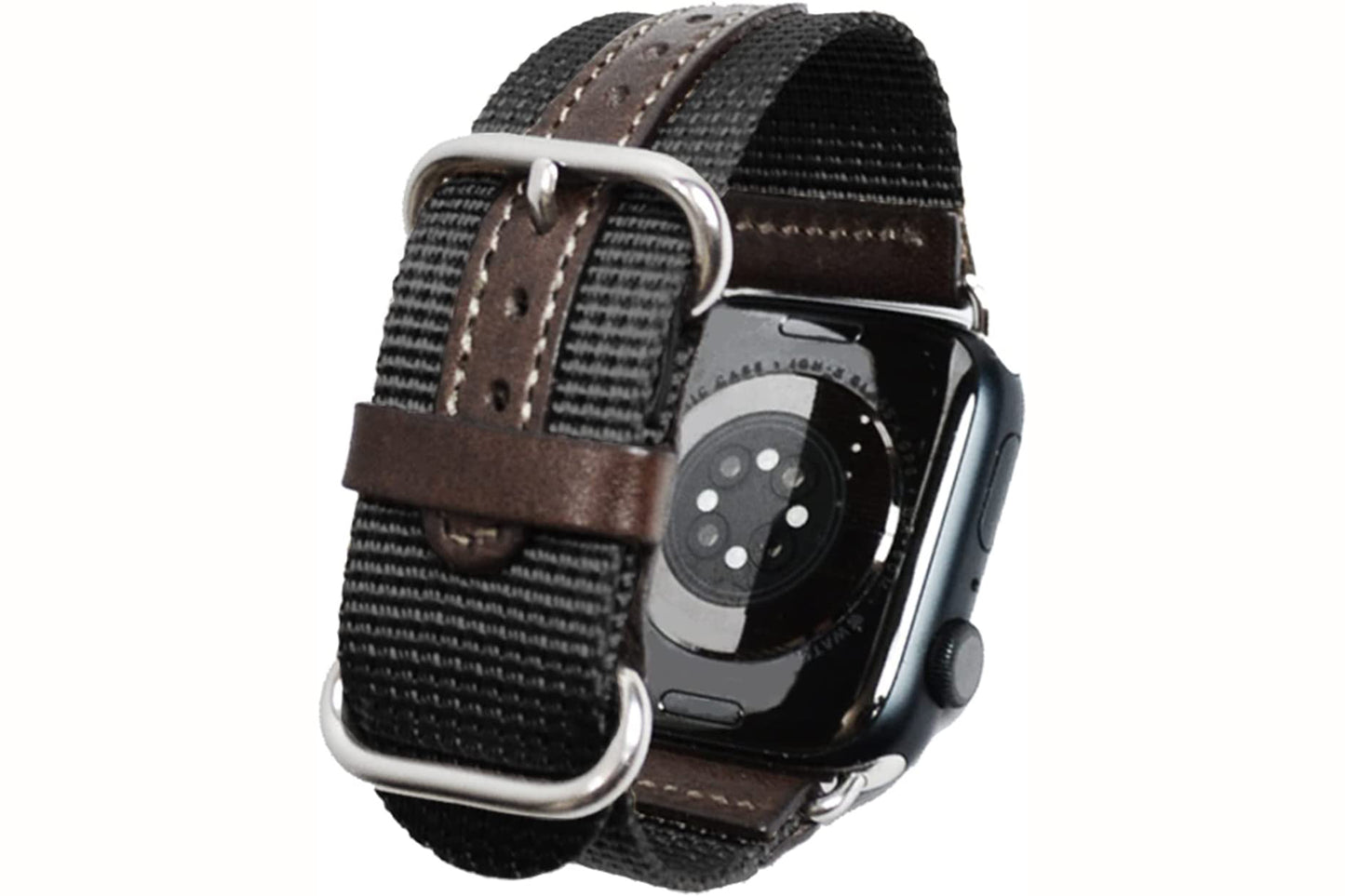 アップルウォッチ用 ミリタリー NATOベルト (穴革補強バージョン)